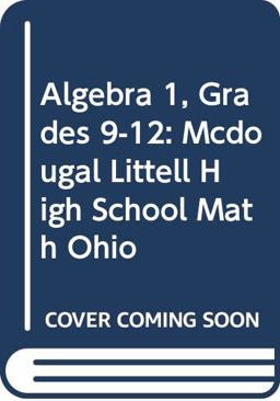 McDougal Littell High School Math Ohio Student Edition Algebra 1