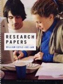 Research Papers 14th 9780618918379 Front Cover