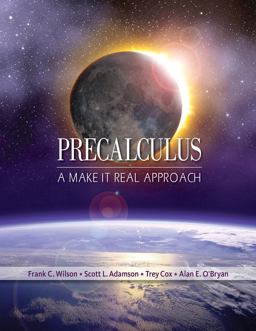 Precalculus A Make It Real Approach  9780618949915 Front Cover