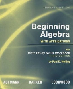 Aufmann Beg Alg W/Appls 7E W/N