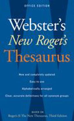 Webster's New Roget's Thesaurus, Office Edition  9780618955923 Front Cover
