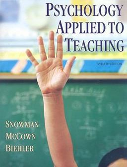 Psychology Applied to Teaching 12th 9780618968565 Front Cover