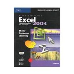 Microsoft Office Excel 2003 Complete Concepts and Techniques  9780619200336 Front Cover