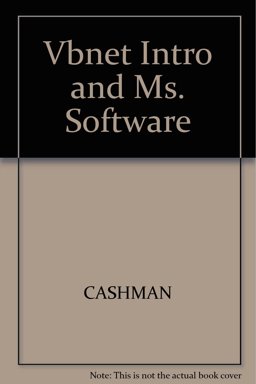 Vbnet Intro and Ms. Software