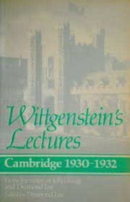 Wittgenstein Cambr Lectures 32/5