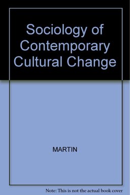 Sociology of Contemp. Cult. Change