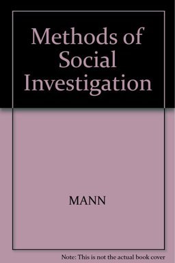 Methods of Social Investigation