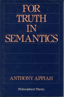For Truth in Semantics