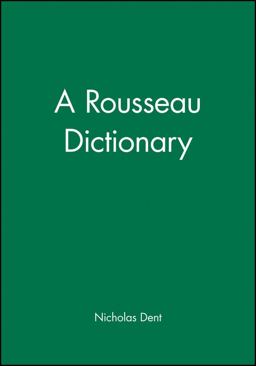A Rousseau Dictionary