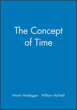 Concept of Time  9780631184256 Front Cover
