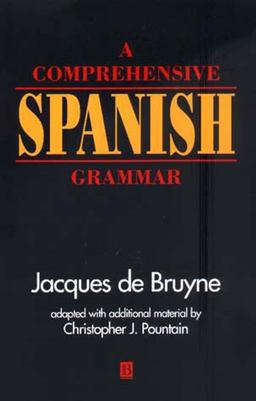 Comprehensive Spanish Grammar  9780631190875 Front Cover