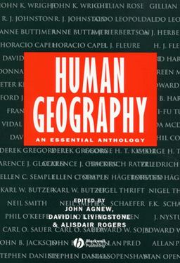 Human Geography An Essential Anthology  9780631194613 Front Cover