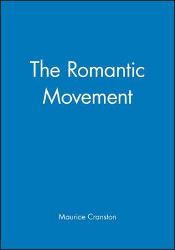 Romantic Movement  9780631194712 Front Cover