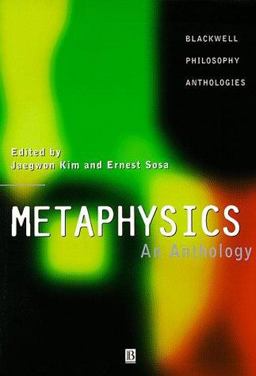 Metaphysics An Anthology  9780631202790 Front Cover