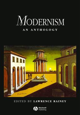 Modernism An Anthology  9780631204497 Front Cover