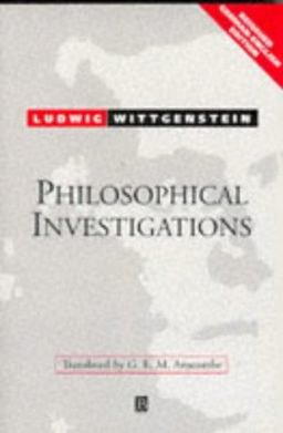 Philosophical Investigations 4th 9780631205692 Front Cover