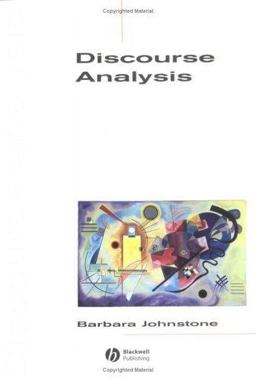Discourse Analysis  9780631208778 Front Cover