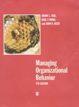 Managing Organizational Behavior 4th 9780631212577 Front Cover