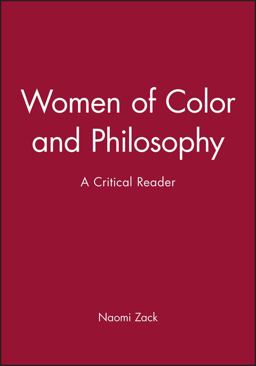 Women of Color and Philosophy A Critical Reader 2000 9780631218661 Front Cover