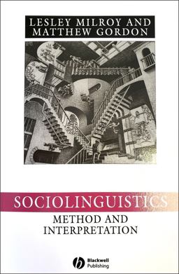 Sociolinguistics Method and Interpretation 2nd 9780631222255 Front Cover