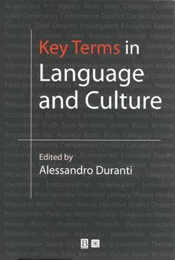 Key Terms in Language and Culture  9780631226666 Front Cover