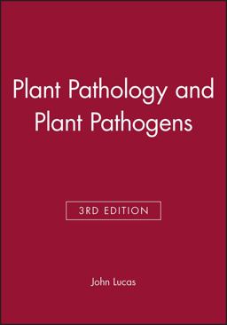 Plant Pathology and Plant Pathogens 3rd 9780632030460 Front Cover