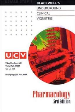 Blackwell's Underground Clinical Vignettes Pharmacology 3rd 9780632045570 Front Cover