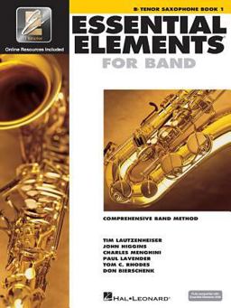 Essential Elements for Band - Bb Tenor Saxophone Book 1 with EEi (Book/Online Media)  9780634003189 Front Cover