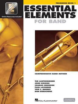 Essential Elements for Band - Trombone Book 1 with EEi (Book/Online Audio)  9780634003226 Front Cover