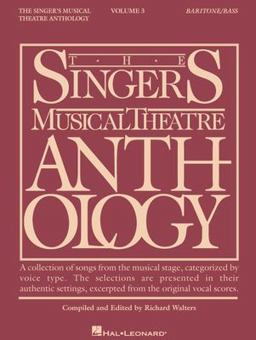 The Singer's Musical Theatre Anthology - Volume 3 Baritone/Bass Book