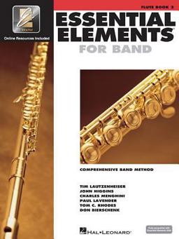 Essential Elements for Band - Flute Book 2 with EEi (Book/Online Audio)  9780634012853 Front Cover