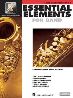Essential Elements for Band Eb Alto Saxophone - Book 2 with EEi (Book/Online Audio)  9780634012914 Front Cover