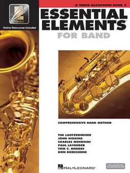 Essential Elements for Band Bb Tenor Saxophone - Book 2 with EEi
