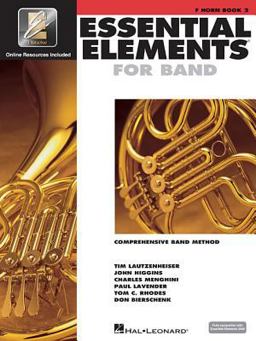 Essential Elements for Band - Book 2 with EEi - F Horn (Book/Online Audio)  9780634012952 Front Cover