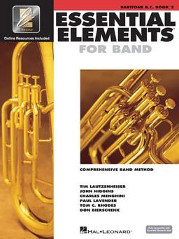 Essential Elements for Band - Baritone B. C. - Book 2 with EEi (Book/Online Audio)  9780634012976 Front Cover