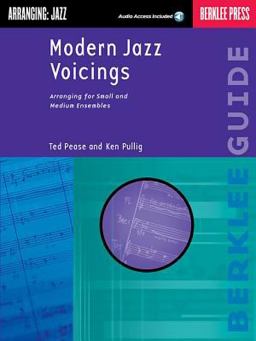 Modern Jazz Voicings Arranging for Small and Medium Ensembles (Book/Online Audio)  9780634014437 Front Cover