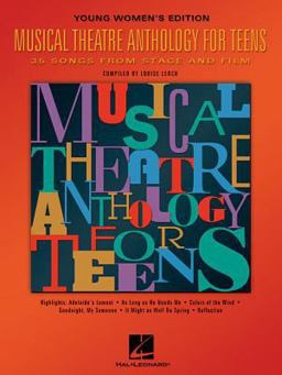 Musical Theatre Anthology for Teens Young Women's Edition  9780634030741 Front Cover