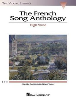 French Song Anthology The Vocal Library High Voice  9780634030796 Front Cover