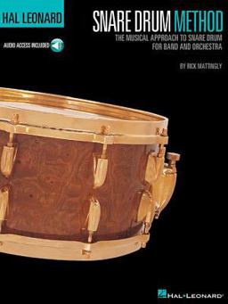 Hal Leonard Snare Drum Method Book/Online Audio  9780634036422 Front Cover