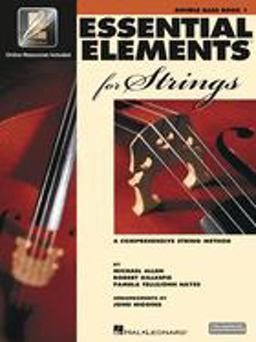 Essential Elements for Strings for Double Bass - Book 1 with EEi (Book/Online Audio)  9780634038204 Front Cover