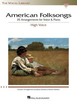 American Folksongs The Vocal Library High Voice  9780634047619 Front Cover
