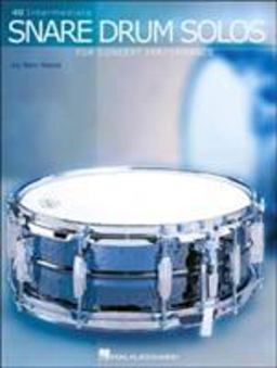 40 Intermediate Snare Drum Solos For Concert Performance  9780634049125 Front Cover