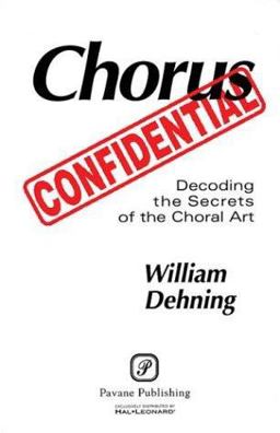 Chorus Confidential 1st 9780634058431 Front Cover