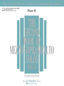 He Second Book of Mezzo-Soprano Solos Part II - Book/Online Audio