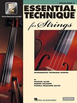 Essential Technique for Strings with EEi: Violin (Book/Media Online)  9780634069291 Front Cover