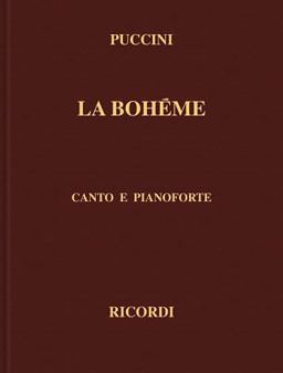 Boheme Vocal Score  9780634071348 Front Cover
