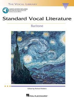 Standard Vocal Literature - an Introduction to Repertoire Baritone Book/Online Audio  9780634078767 Front Cover