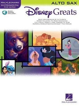 Disney Greats for Alto Sax Instrumental Play-Along - Book/Online Audio