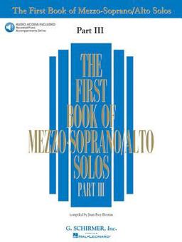 First Book of Mezzo-Soprano Solos - Part III Book/Online Audio