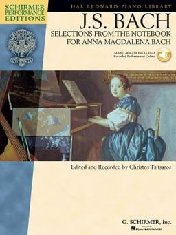 J. S. Bach - Selections from the Notebook for Anna Magdalena Bach  9780634099052 Front Cover